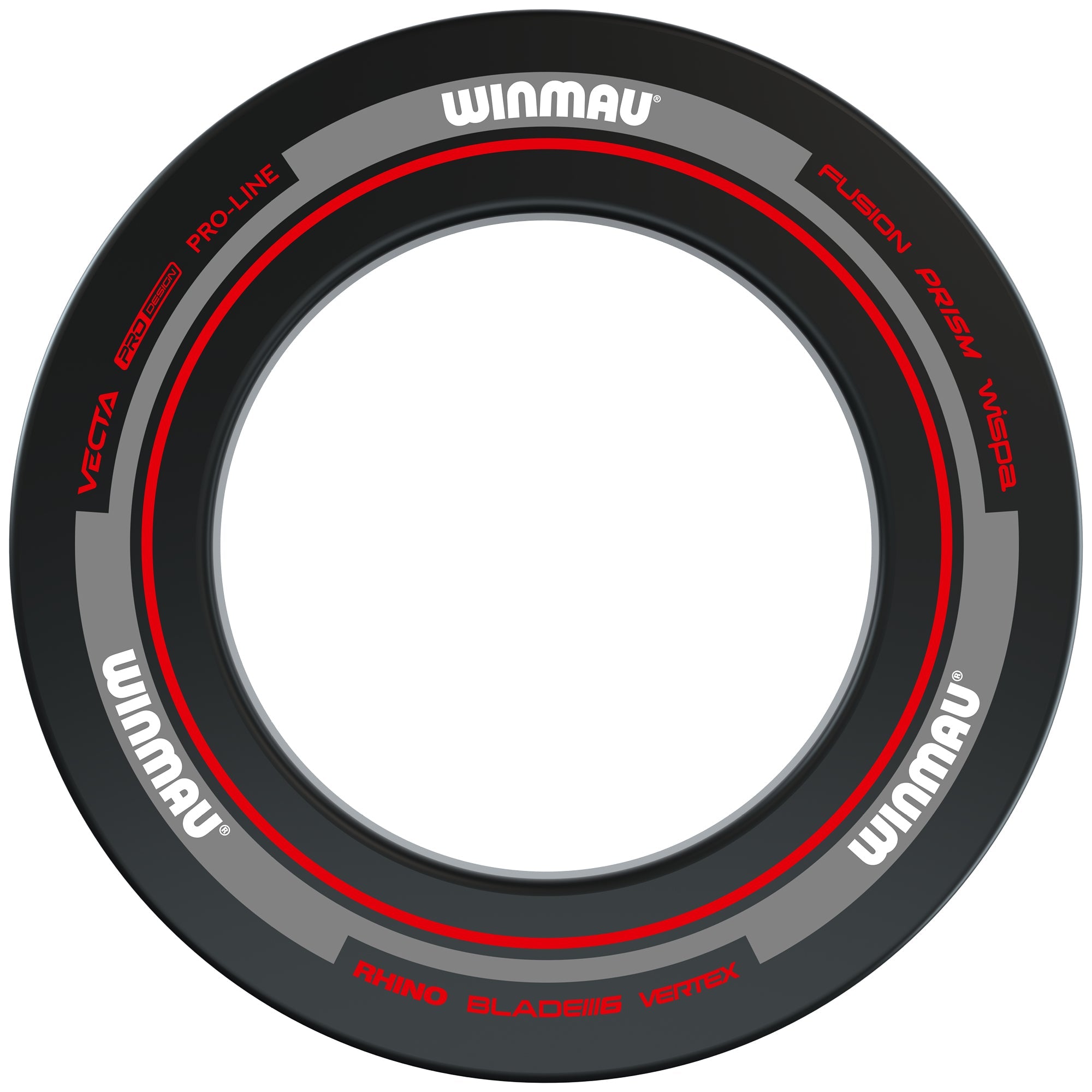 Advance Black and Red Dartboard Surround